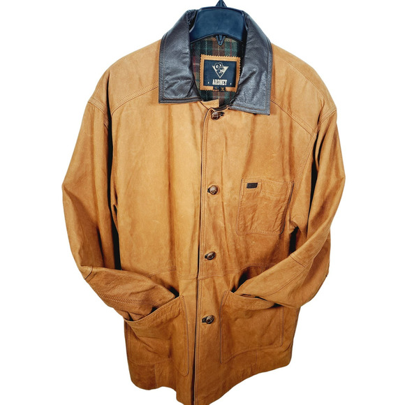 Ardney Vintage Men's Leather Jacket Size Large - Picture 1 of 6